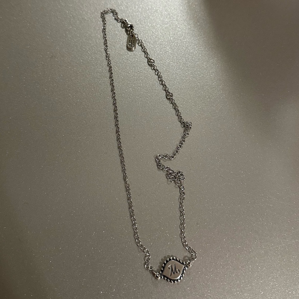 james avery initial M necklace
